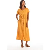 RAVENS VIEW IBIZA RAVENS VIEW IBIZA Damen vegan Kleid Tessa Waldgrün, Dunkelgrün, – Produktbild 2 von 3