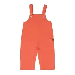 Walkiddy Kinder Latzhose GOTS zertifiziert Bio-Baumwolle mit Elasthan, Orange, Walkiddy – Produktbild 1 von 1