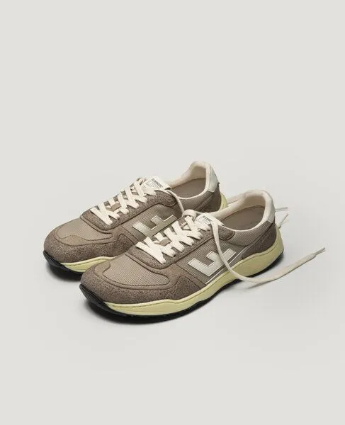 Flamingos Life Flamingos' Life ZERO Drop Barfußschuh - Sand olive/Taupe Vanilla/Ivory black, Braun, – Produktbild 2 von 4