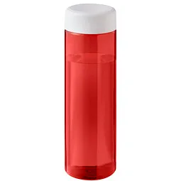 Unbranded H2O Active® Eco Vibe 850 ml Wasserflasche mit Drehdeckel, rot, weiß, Weiß / rot, – Produktbild 1 von 1