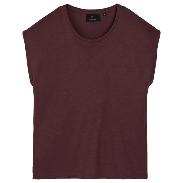 recolution recolution T-Shirt MITHILA, Dark plum, – Produktbild 1 von 1