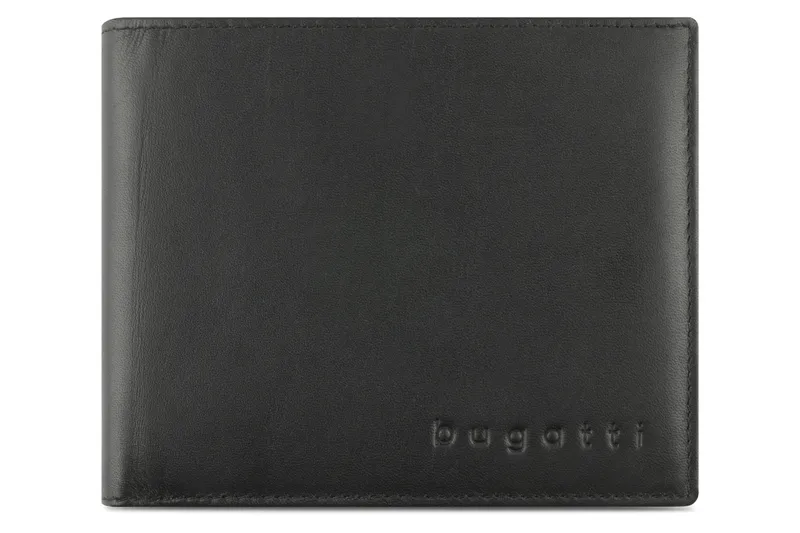 Bugatti Scheintasche mit RFID-Schutz in schwarz, Schwarz, – Produktbild 1 von 1