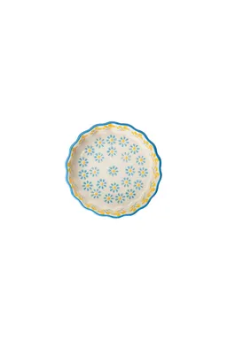 Tranquillo Tarteletteform FLORAL 11 cm - blau – Produktbild 1 von 1