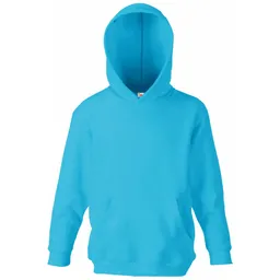 Fruit Of The Loom Fruit of the Loom Cotton Classics-16.2043 Kinder Kapuzen Sweater Gr. 140 azure blue – Produktbild 1 von 1