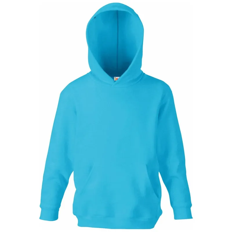 Fruit Of The Loom Fruit of the Loom Cotton Classics-16.2043 Kinder Kapuzen Sweater Gr. 152 azure blue – Produktbild 1 von 1