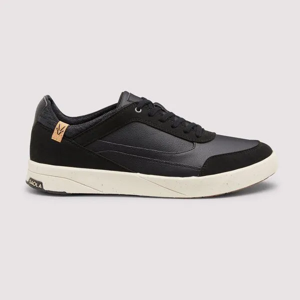 SAOLA SAOLA Quito M - leicht & vegan Sneaker mit elastischen Schnürsenkeln, Black, – Produktbild 1 von 4