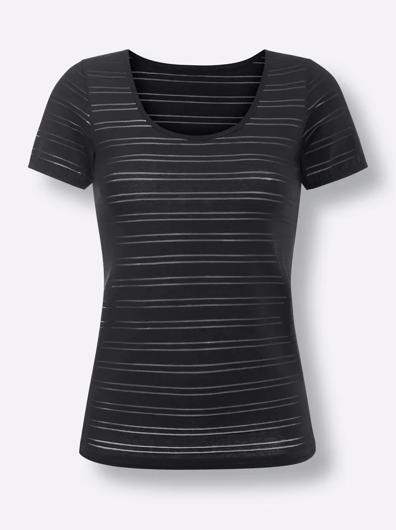 wäschepur Shirt, Schwarz, – Produktbild 1 von 2