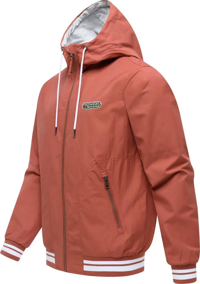 ragwear ragwear Outdoorjacke Stewan YOUMODO leichte Herren Übergangsjacke mitelastischen Bündchen, Braun, – Produktbild 3 von 5