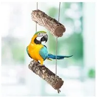 Kork-Deko Kork-Deko Vogel-Schaukel Sitzstangen aus Naturkork-Ästen 80 cm – Produktbild 1 von 1