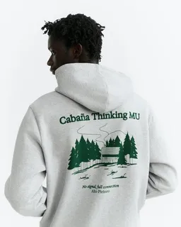 thinking mu thinking mu Pirineo Grey Melange Saul Sweatshirt – Produktbild 1 von 1