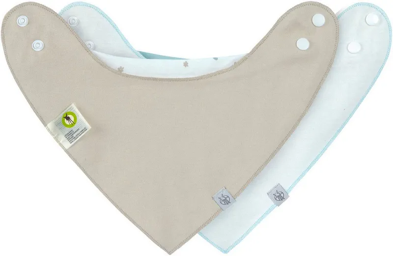 Lässig Lässig Dreieckstuch Bandana, Floral, (Set, 2-St), für Babys, wasserdicht, Bunt, – Produktbild 2 von 5