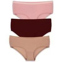 ORGANICATION ORGANICATION KARINNA | Hipster aus Bio-Baumwolle und TENCEL Modal im 3er-Pack, Mix-9, – Produktbild 1 von 1