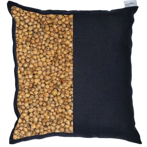 Lou-i Lou-i Kirschkernkissen bio Leinen Made in Germany, Leinen blau, – Produktbild 3 von 3