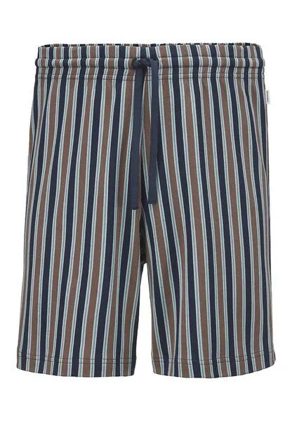 hessnatur hessnatur Schlafshorts PURE COTTON aus reiner Bio-Baumwolle, Nebelblau, – Produktbild 2 von 4