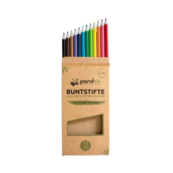 pandoo pandoo Stifte aus recyceltem Zeitungspapier (12x) – Produktbild 2 von 7