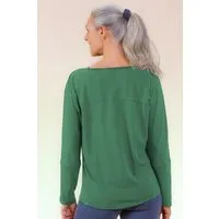 nice to meet me nice to meet me Damen vegan Longsleeve Cover Up Avocado, Grã¼n, – Produktbild 1 von 1