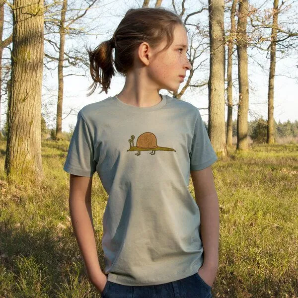 Cmig Cmig Kinder T-shirt Schnigel, Aloe (türkis), – Produktbild 2 von 4