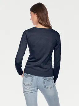 heine Rundhalspullover marine – Produktbild 1 von 1