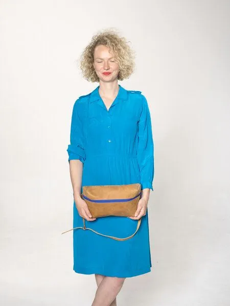 monday market monday market Bauchtasche Lucas aus Leder, Cognac, – Produktbild 1 von 2