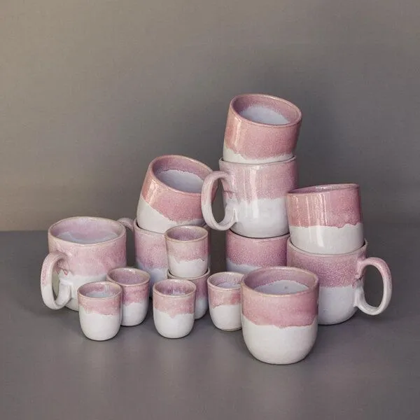 onomao onomao Tasse - Traditionell, Rosé dipped, – Produktbild 2 von 4