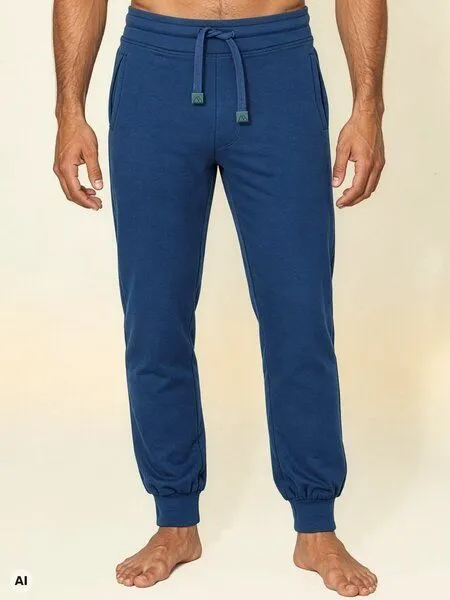 nice to meet me nice to meet me All Day Pant aus Biobaumwolle, Blue moon, – Produktbild 5 von 7