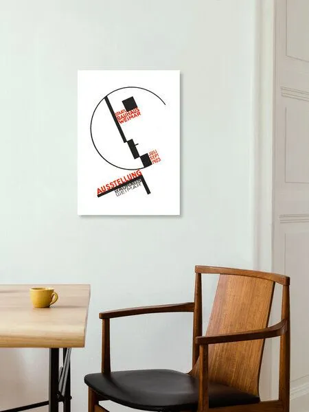 Photocircle Photocircle Poster / Leinwandbild - Bauhaus Austellung Weimar 1923 (weiß) – Produktbild 7 von 8