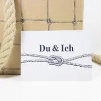 Bow & Hummingbird Bow & Hummingbird Postkarte Du & Ich – Produktbild 1 von 1