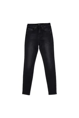 Lovjoi LOVJOI Damen vegan Skinny Jeans Lepiota Washed Schwarz – Produktbild 1 von 1