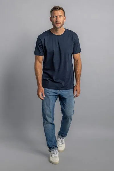 DIRTS dirts Premium Blank T-Shirt STANDARD, Navy, – Produktbild 2 von 4