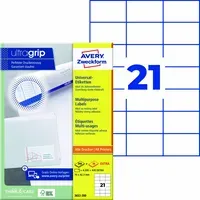 Avery Zweckform 4.620 Zweckform Etiketten '3652' 70 x 42,3 mm, A4 – Produktbild 3 von 3