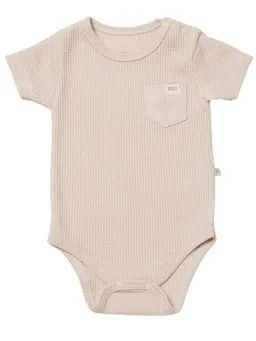 Biorganic Biorganic Waffle Smile Baby Kurzarmbody – Produktbild 1 von 1