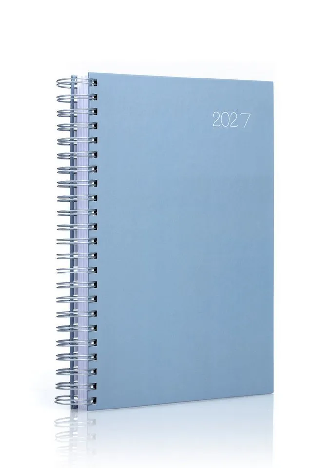 edition cumulus Terminkalender edition cumulus Der GROSSE DICKE Tageskalender 2027 DIN A4 1Tag=1Seite, 1 Tag pro Seite, DIN A4, FSC-Papier, Notizbereich, Blau, – Produktbild 2 von 5