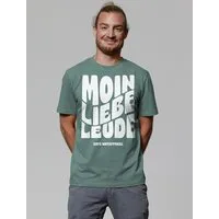 watapparel watapparel T-Shirt Unisex Moin liebe Leude, Green bay, – Produktbild 1 von 1