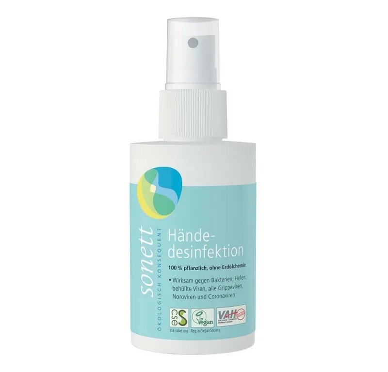 Sonett Sonett Händedesinfektionsmittel mit Bergamotteöl, 100 ml – Produktbild 2 von 2
