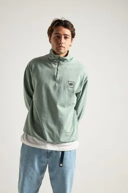 Trendsplant Trendsplant Sauce Pigment Quarter Zip Sweatshirt Silver Green – Produktbild 1 von 1