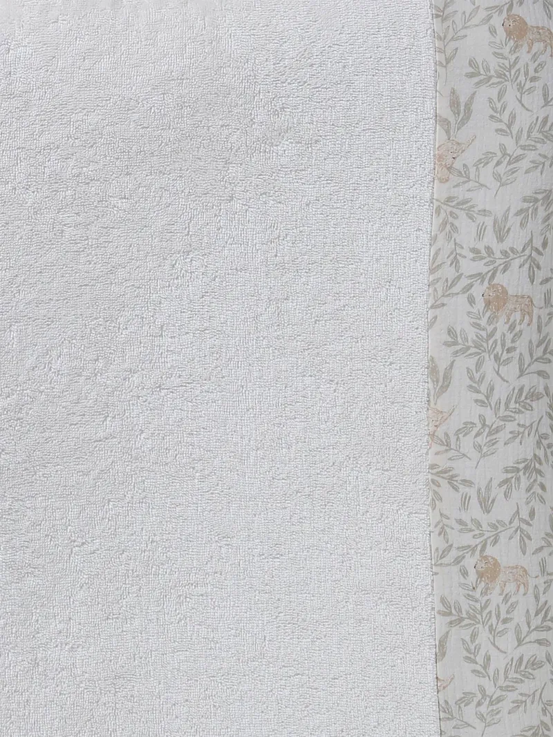 Vertbaudet Bezug für Wickelauflage, Beige bedruckt, – Produktbild 2 von 3