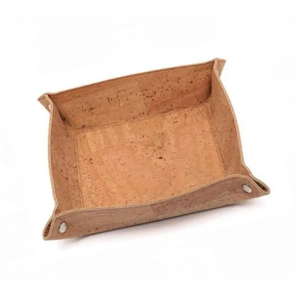 Kork-Deko Kork-Deko Kork Würfelteller faltbar | Dice Tray Pen & Paper D&D | Würfelschale leise vegan – Produktbild 2 von 3