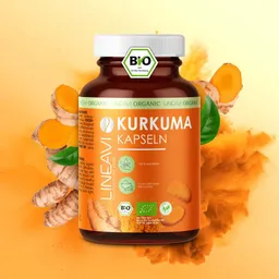 LINEAVI Bio Kurkuma Kapseln (180 Kapseln) – Produktbild 1 von 1