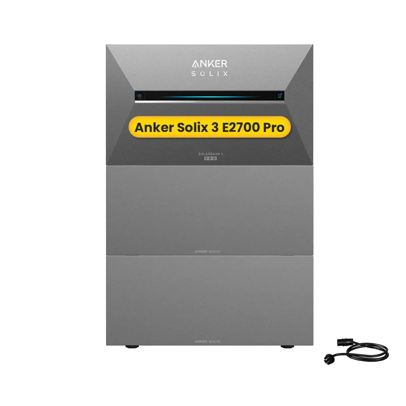 Anker Anker SOLIX Solarbank 3 E2700 Pro All-in-One Speicher für Balkonkraftwerk, by Powerness - 8.1kWh / ohne Zubehör / Standardversand – Produktbild 1 von 1