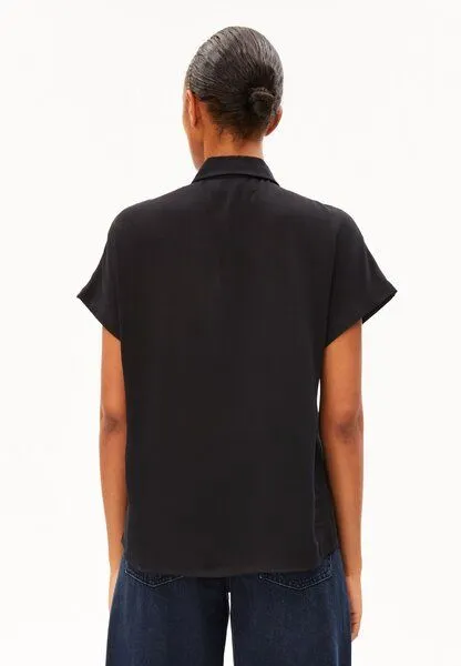ARMEDANGELS ARMEDANGELS LARISAANA Damen Bluse aus LENZING ECOVERO Viskose, Black, – Produktbild 2 von 4