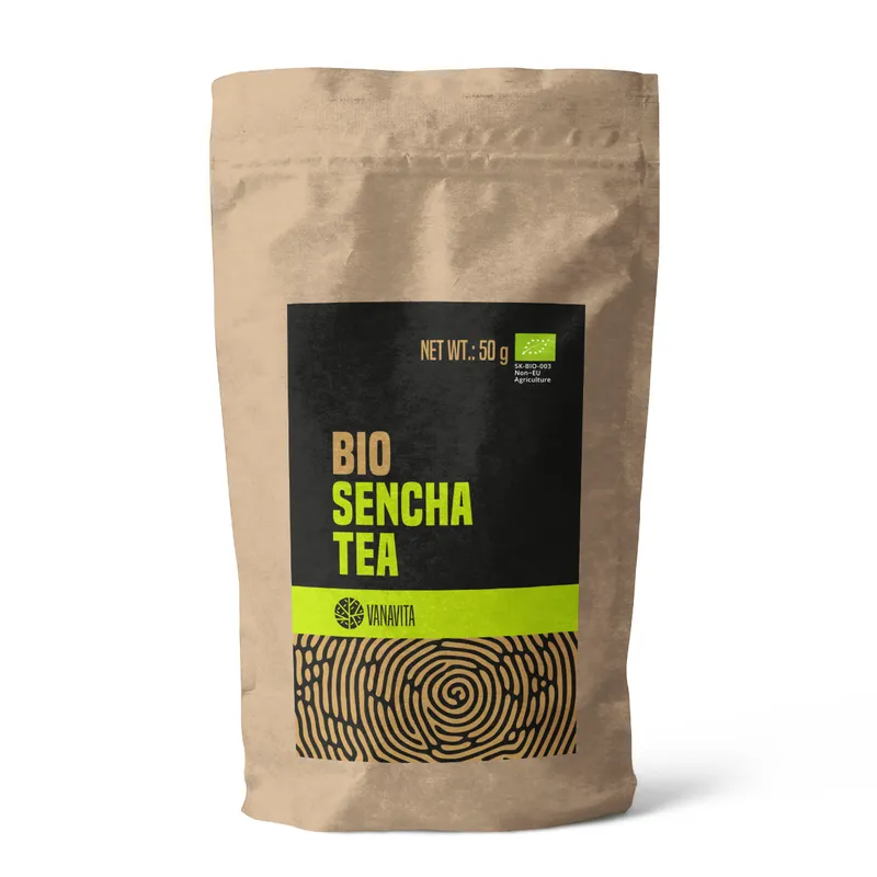 GymBeam Bio VanaVita BIO Grüner Tee - Sencha 50 g – Produktbild 1 von 1