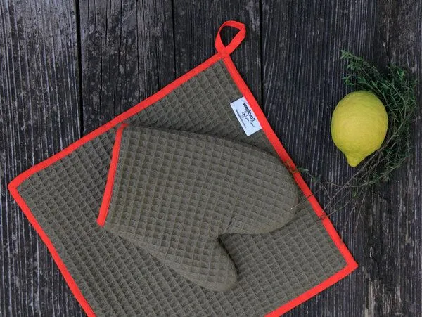 werkvoll by Lena Peter werkvoll by Lena Peter Topflappen WAFFEL, Khaki, – Produktbild 1 von 1