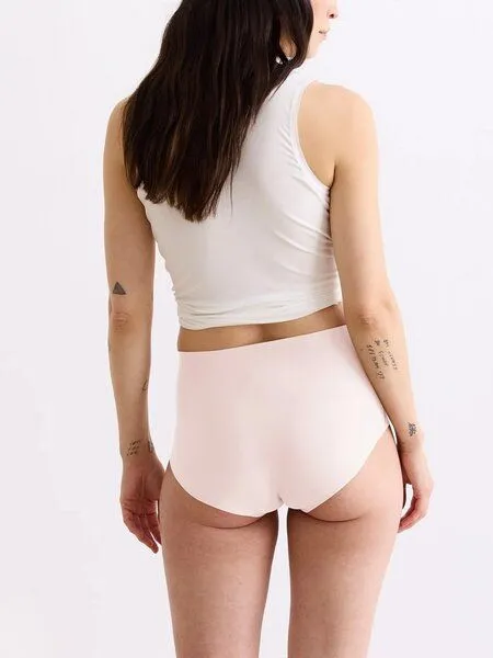 erlich textil erlich textil Light Touch High Waist Slip im 3er Pack aus weichem Modal, made in Europe, Magnolie, – Produktbild 5 von 7