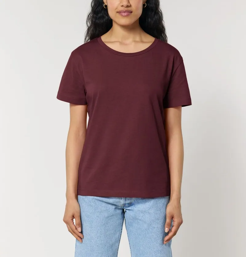UNIPOLAR UNIPOLAR Basic T-Shirt Serenada, Burgundy, – Produktbild 1 von 1