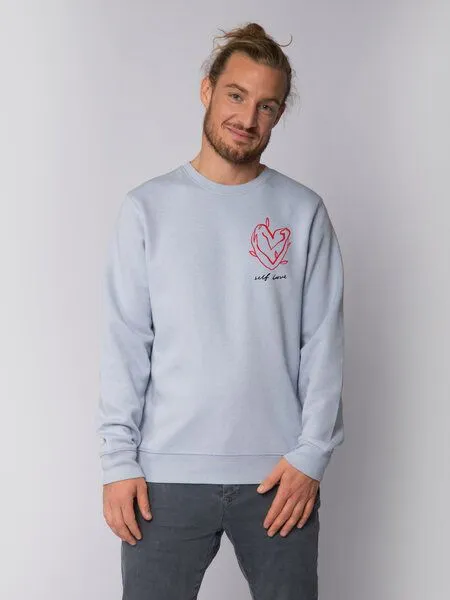 watapparel watapparel Sweatshirt Unisex Self love, Serene blue, – Produktbild 1 von 4