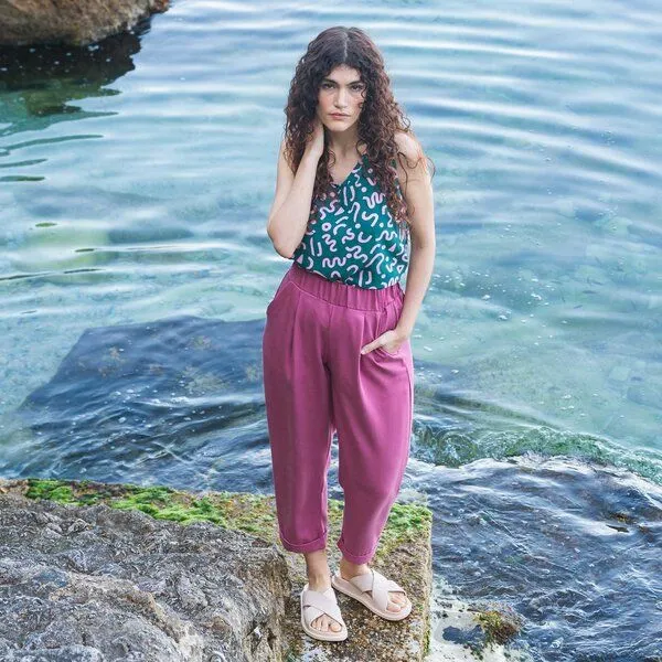WiDDA berlin WiDDA berlin Hose mit Bundfalten JUPP, Pink, – Produktbild 3 von 3