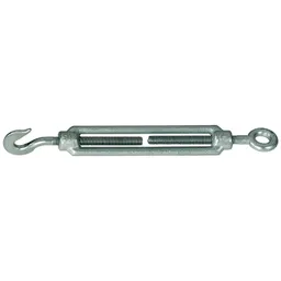 Alberts ALBERTS Spannschloss, verzinkt, min. Abstand 200 mm, max. Abstand 280 mm, Gewinde M10 – Produktbild 1 von 1