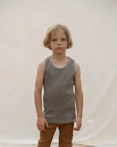 MATONA Matona Unterhemd / Tanktop für Kinder aus Bio-Baumwolle / Basic Tanktop, Grün, – Produktbild 1 von 2