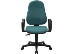 Topstar Topstar Bürodrehstuhl "Support SY ECO" mit Armlehnen, petrol – Produktbild 1 von 1