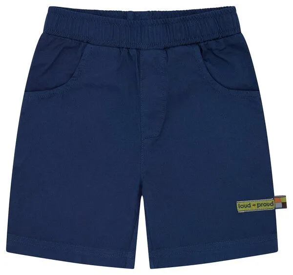 loud + proud loud + proud Babys & Kinder Bermuda Light Twill, GOTS-zertifiziert, Ultramarine(blau), – Produktbild 2 von 3